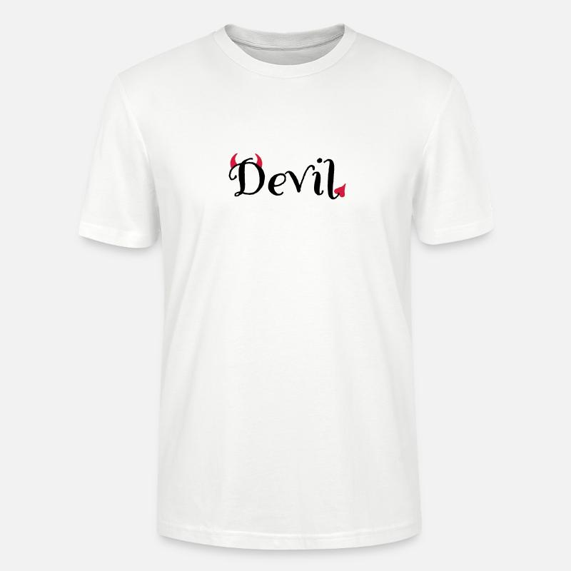 6061912 118998807 Devil - Stanley/Stella Unisex Bio-T-Shirt CRAFTER - Weiß