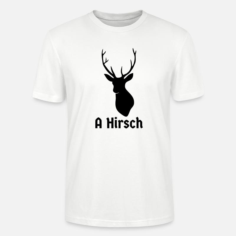 A Hirsch - Stanley/Stella Unisex Bio-T-Shirt CRAFTER - Weiß