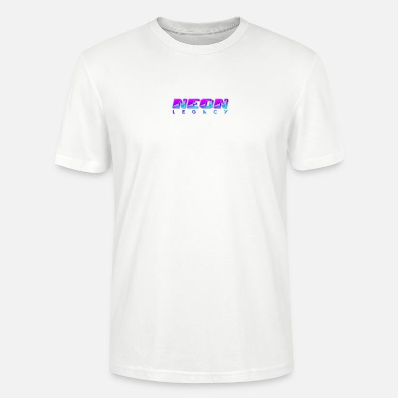 Neon Legacy Synthwave - Stanley/Stella Unisex Bio-T-Shirt CRAFTER - Weiß