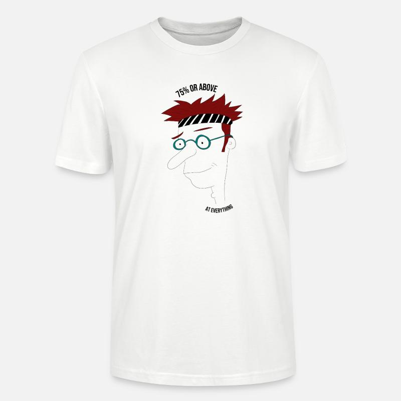 75 % oder mehr in allem, Mann - Stanley/Stella Unisex Bio-T-Shirt CRAFTER - Weiß