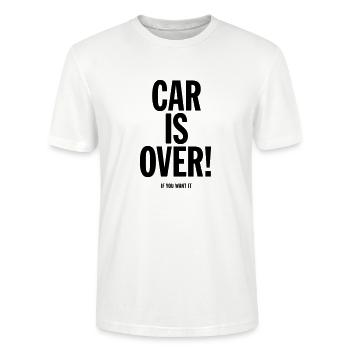 Car is over! - Stanley/Stella Unisex Bio-T-Shirt CRAFTER - Weiß - Vorne - Alina (178cm) & Michal (187cm)