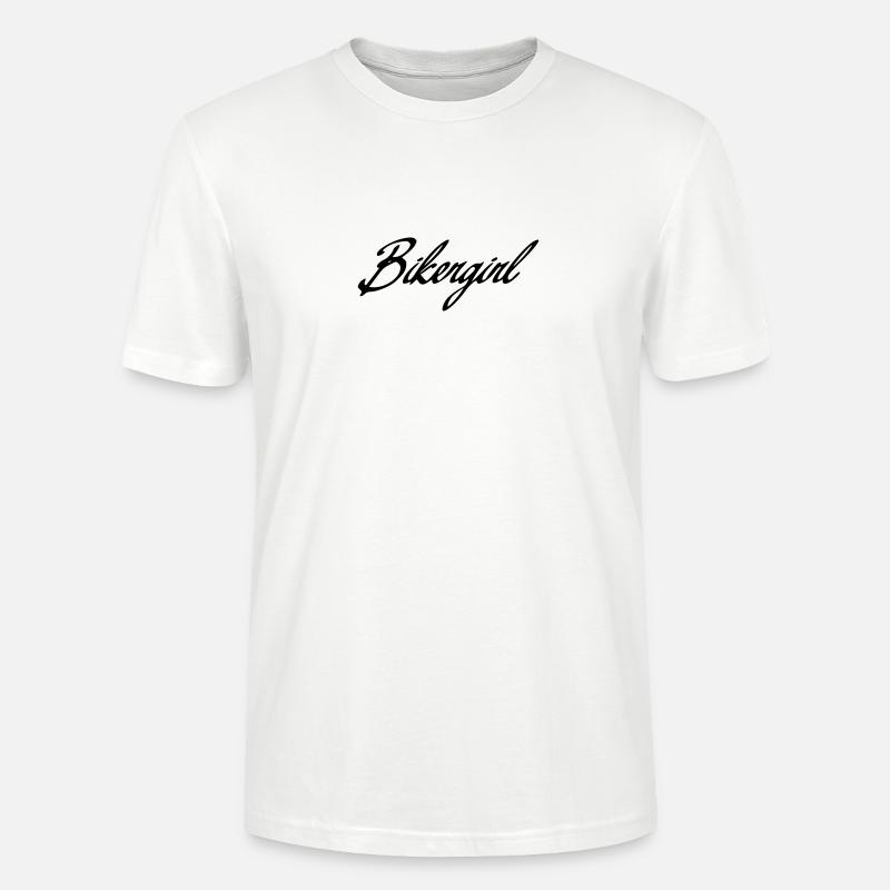 bikergirl - Stanley/Stella Unisex Bio-T-Shirt CRAFTER - Weiß