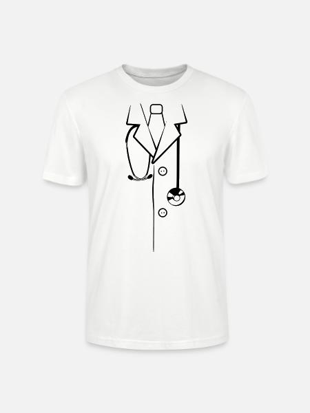 Arztkittel - Stanley/Stella Unisex Bio-T-Shirt CRAFTER - Weiß