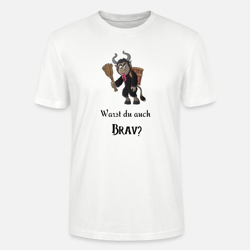 Warst du auch Brav? - Stanley/Stella Unisex Bio-T-Shirt CRAFTER - Weiß