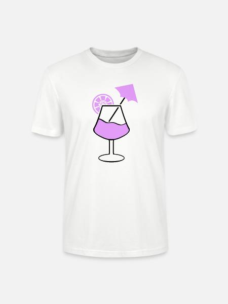 Cocktail 001 - Stanley/Stella CRAFTER Unisex Organic T-Shirt - white