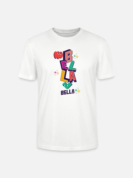 Bella Name First Name Bela Name Personalized Bella - Stanley/Stella Unisex Bio-T-Shirt CRAFTER - Weiß
