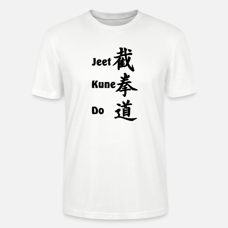 Jeet kun do Bruce Lee - Stanley/Stella Unisex Bio-T-Shirt CRAFTER - Weiß