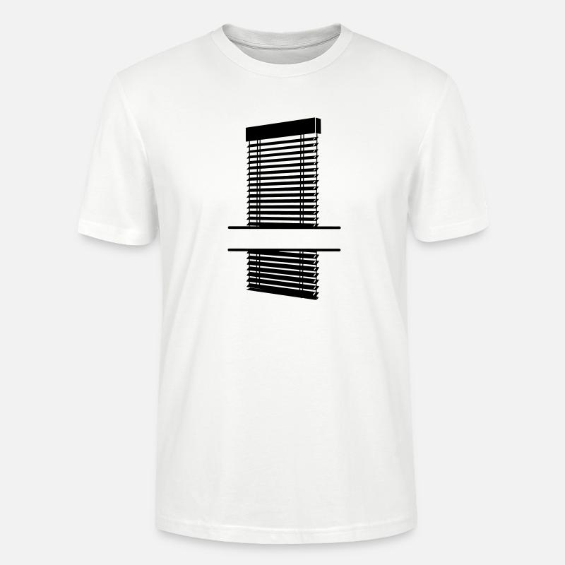 Stores pour couvre-fenêtres - T-shirt bio CRAFTER Stanley Stella Unisexe - blanc