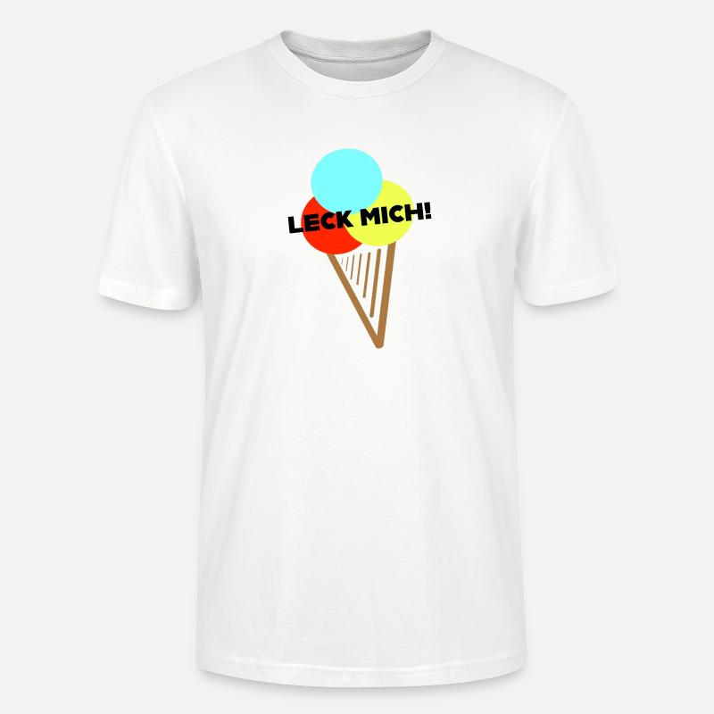 Ach, Leck mich! - Stanley/Stella Unisex Bio-T-Shirt CRAFTER - Weiß
