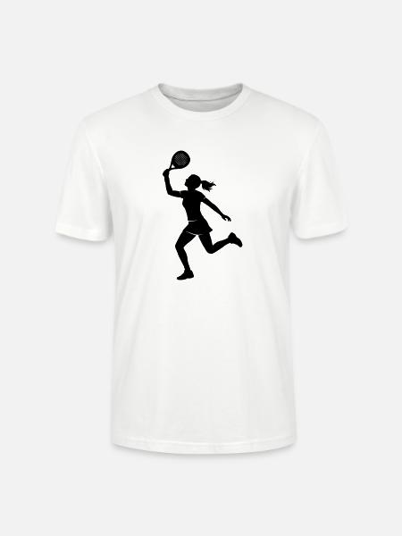 Woman playing padel - Stanley/Stella CRAFTER Unisex Organic T-Shirt - white