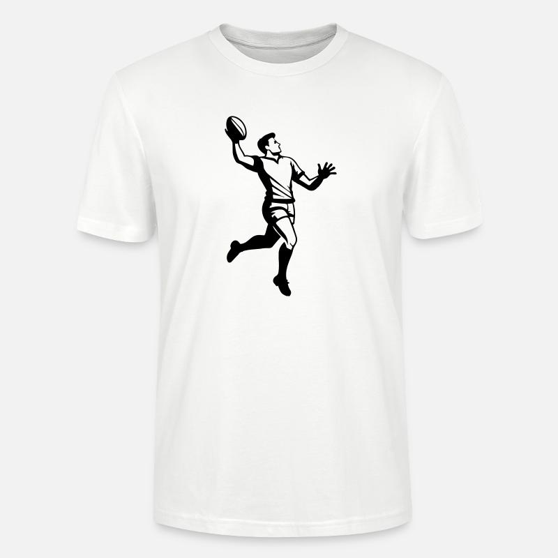 Rugby - Stanley/Stella CRAFTER Unisex Organic T-Shirt - white