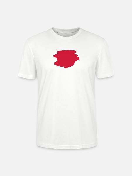 Hintergrund Pinsel Zeichnung - Stanley/Stella Unisex Bio-T-Shirt CRAFTER - Weiß