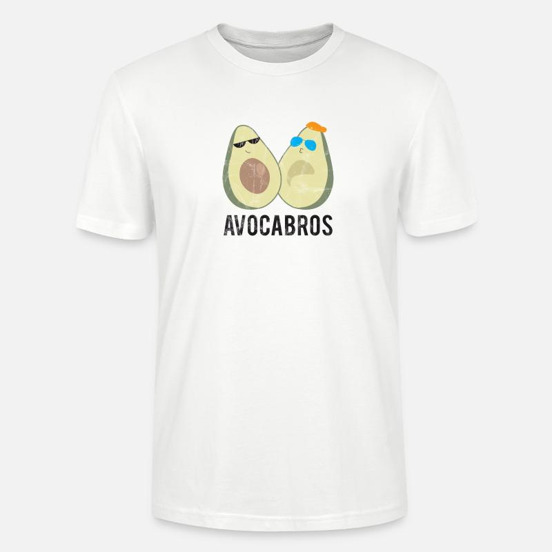 Frucht / Früchte: Avocado - Avocabros - BFF - Stanley/Stella Unisex Bio-T-Shirt CRAFTER - Weiß