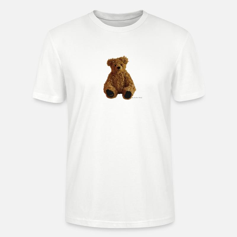 Teddybär - Stanley/Stella Unisex Bio-T-Shirt CRAFTER - Weiß