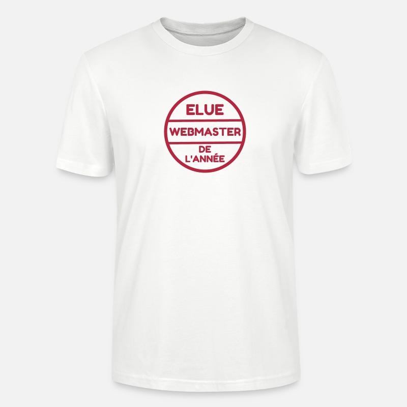 Webmaster Internet Web Geek Website - Stanley/Stella Unisex Bio-T-Shirt CRAFTER - Weiß