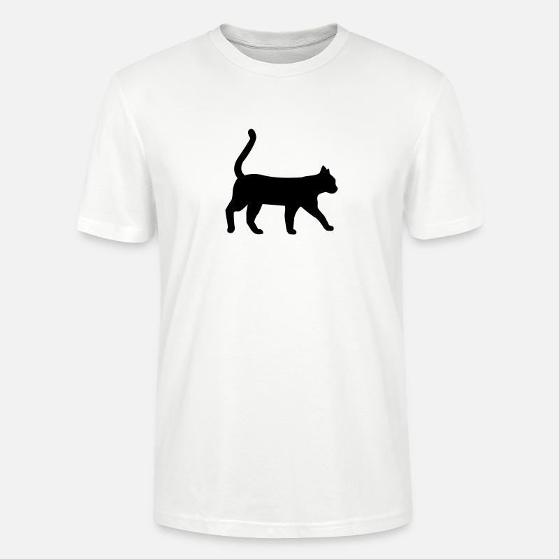Chat - T-shirt bio CRAFTER Stanley Stella Unisexe - blanc