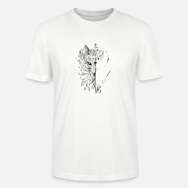 Fuchs Design, Abstrakt - Stanley/Stella Unisex Bio-T-Shirt CRAFTER - Weiß