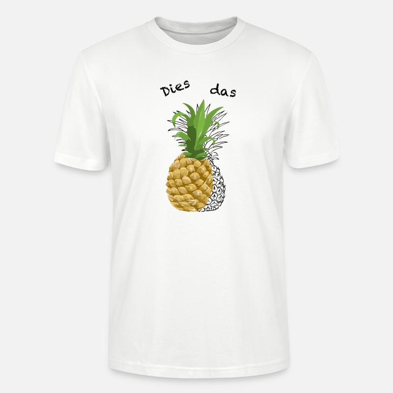 C'est l'ananas - T-shirt bio CRAFTER Stanley Stella Unisexe - blanc