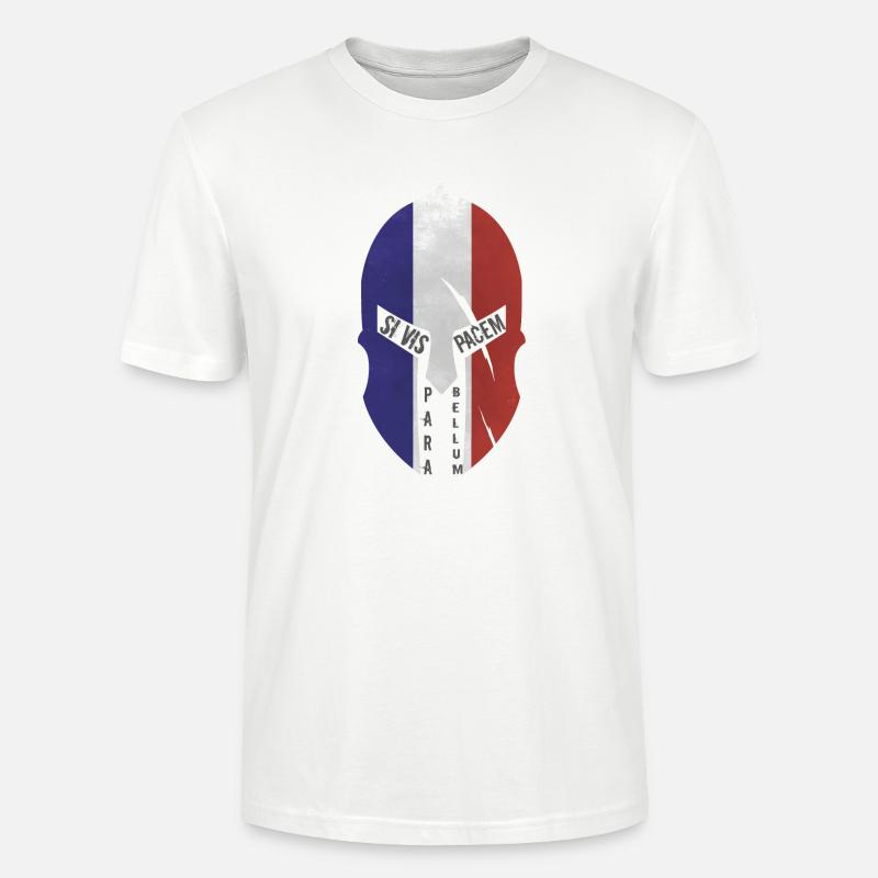 spartan si vis pacem - T-shirt bio CRAFTER Stanley Stella Unisexe - blanc