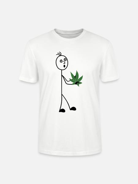 Hobbygärtner Strichmännchen - Stanley/Stella Unisex Bio-T-Shirt CRAFTER - Weiß