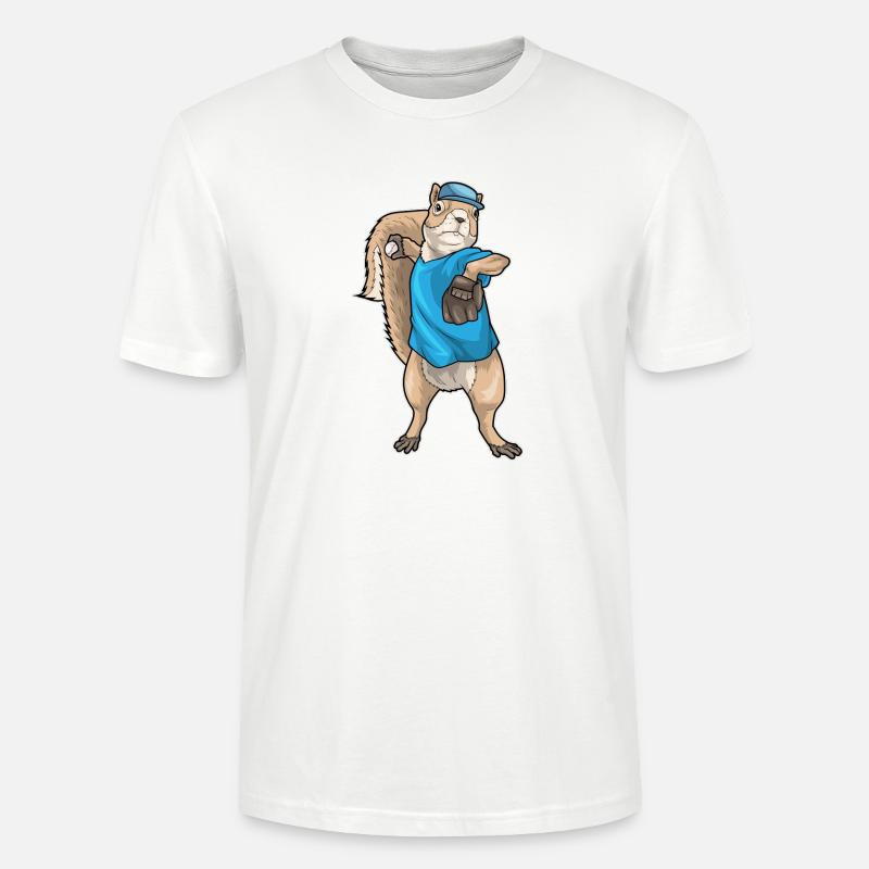 Gant de baseball Squirrel - T-shirt bio CRAFTER Stanley Stella Unisexe - blanc