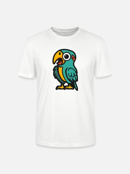 Papagai Halloween Zombie - Stanley/Stella CRAFTER Unisex Organic T-Shirt - white