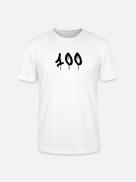 Graffiti : 100 - Stanley/Stella CRAFTER Unisex Organic T-Shirt - white