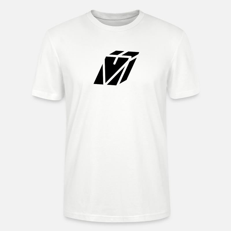 Abstract V-Brief - Stanley/Stella Unisex Bio-T-Shirt CRAFTER - Weiß