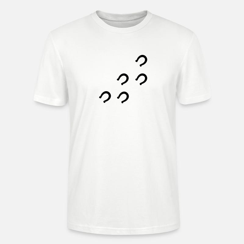 Pferd Hufe - Stanley/Stella Unisex Bio-T-Shirt CRAFTER - Weiß