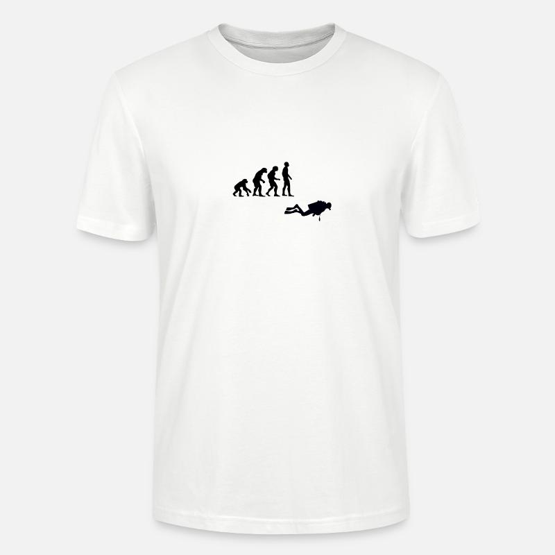 Evolution Tauchen - Stanley/Stella Unisex Bio-T-Shirt CRAFTER - Weiß