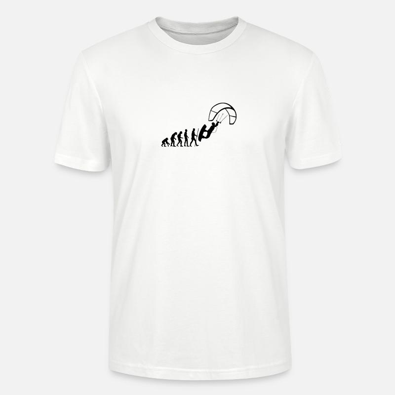 Evolution Kite - Stanley/Stella CRAFTER Unisex Organic T-Shirt - white