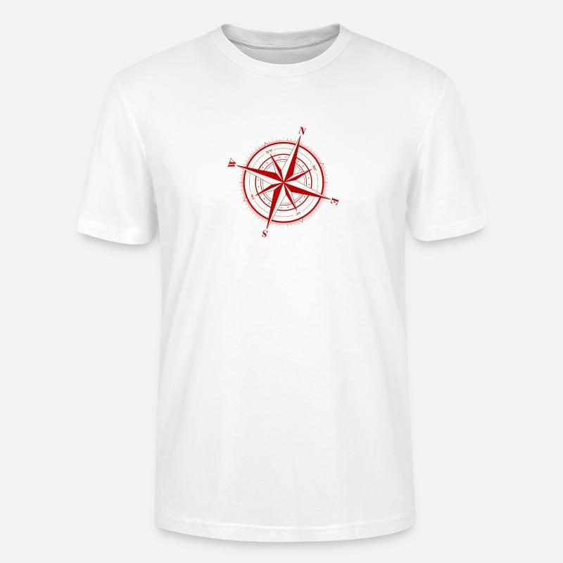 Nordend Kompass Logo - Stanley/Stella Unisex Bio-T-Shirt CRAFTER - Weiß
