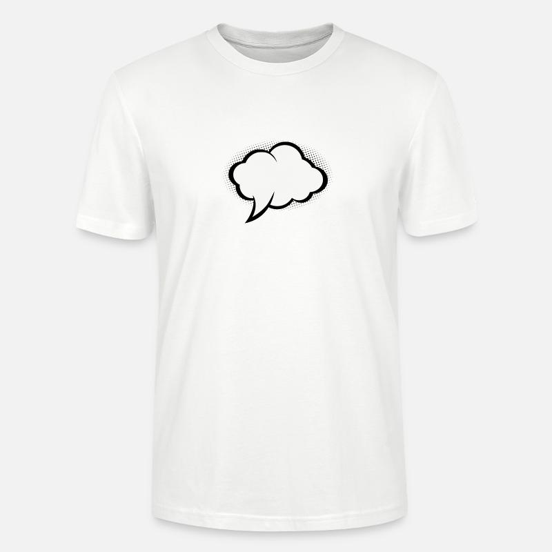 Comic-Sprechblase - Stanley/Stella Unisex Bio-T-Shirt CRAFTER - Weiß