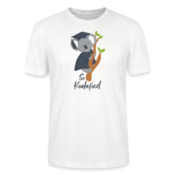 Tellement Koalifié - T-shirt bio CRAFTER Stanley Stella Unisexe - blanc - Devant - Alina (178cm) & Michal (187cm)