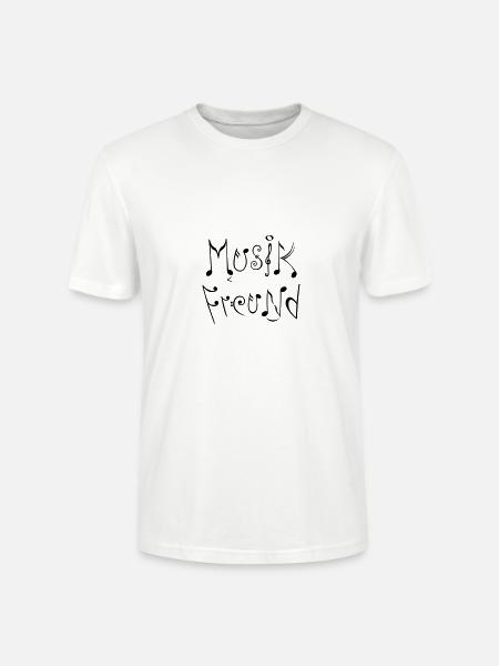 Musikfreund - Stanley/Stella Unisex Bio-T-Shirt CRAFTER - Weiß