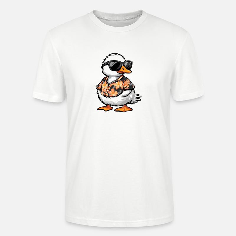 Gans Comic Urlaub - Stanley/Stella Unisex Bio-T-Shirt CRAFTER - Weiß