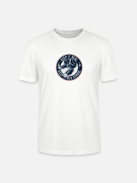 Keep It Oldschool - Stanley/Stella CRAFTER Unisex Organic T-Shirt - white