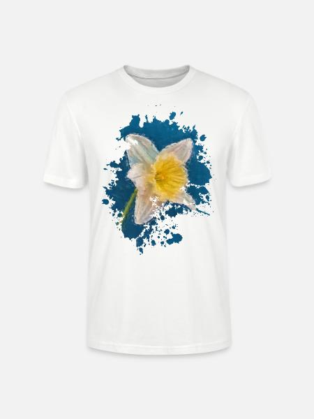 Blume - Stanley/Stella Unisex Bio-T-Shirt CRAFTER - Weiß