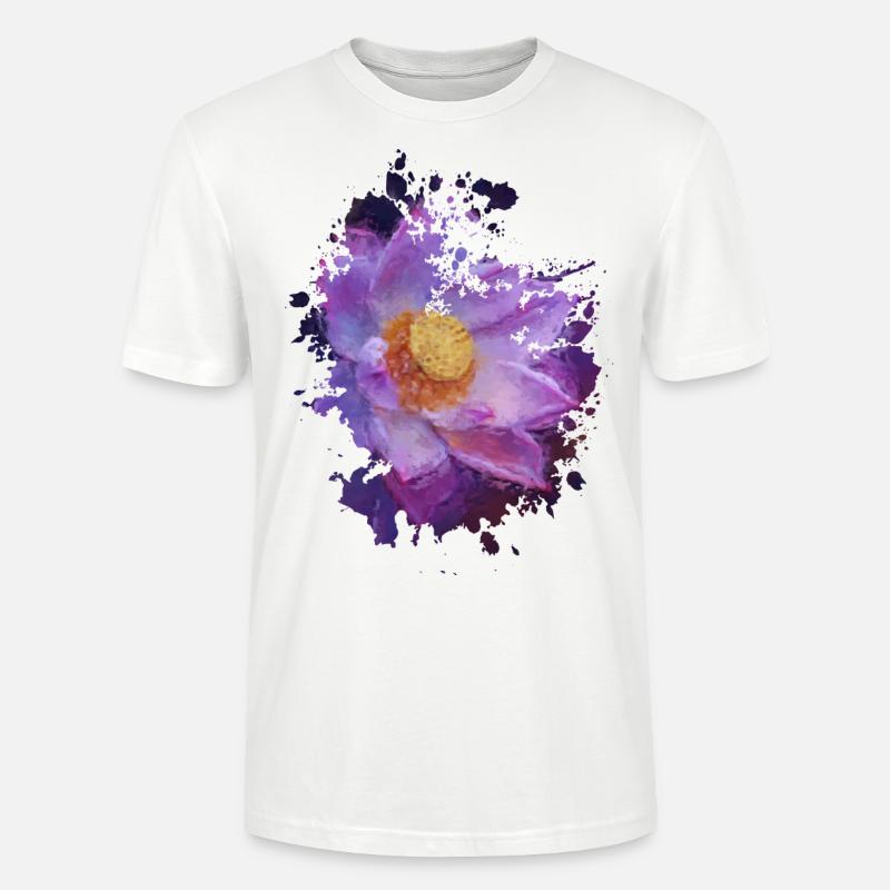 Blume - Stanley/Stella Unisex Bio-T-Shirt CRAFTER - Weiß