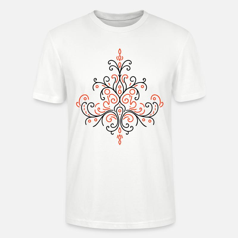 Ornament Boho - Stanley/Stella Unisex Bio-T-Shirt CRAFTER - Weiß
