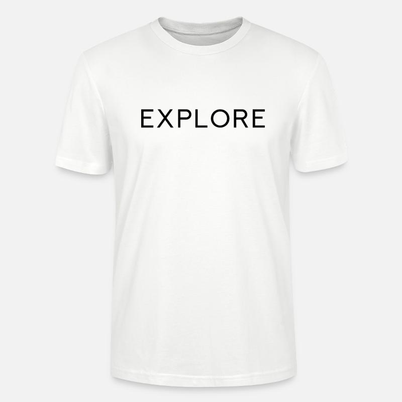 EXPLORE - Stanley/Stella Unisex Bio-T-Shirt CRAFTER - Weiß