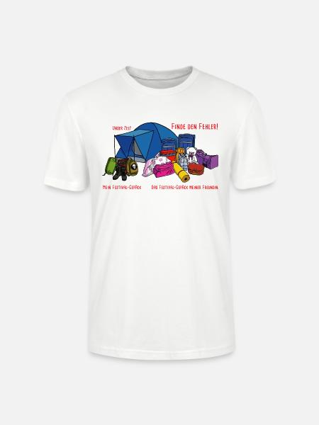 mein_festival_gepaeck_a_03 - Stanley/Stella Unisex Bio-T-Shirt CRAFTER - Weiß