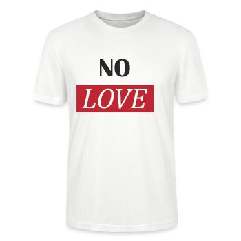 NO AMOUR - T-shirt bio CRAFTER Stanley Stella Unisexe - blanc - Devant - Alina (178cm) & Michal (187cm)
