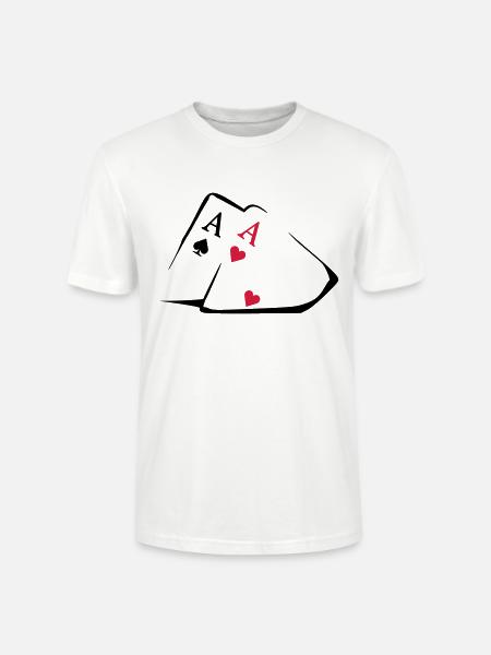 Pocket Asse - Stanley/Stella Unisex Bio-T-Shirt CRAFTER - Weiß
