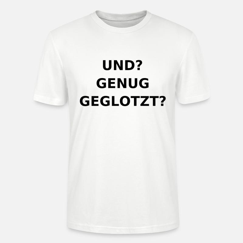 Glotzen, Gaffer nerven - Stanley/Stella Unisex Bio-T-Shirt CRAFTER - Weiß