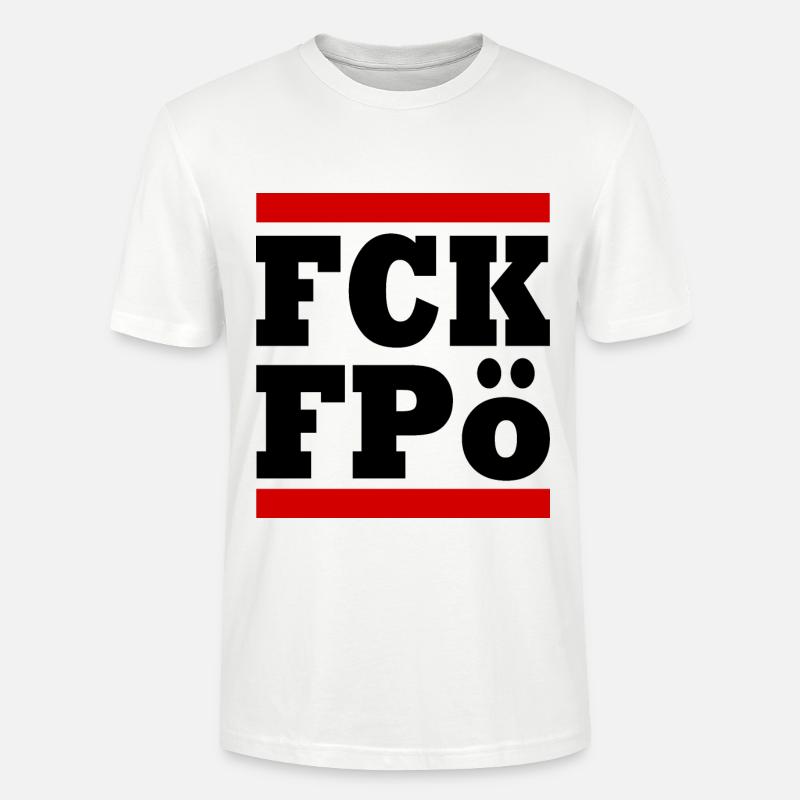 Fck fpö - Stanley/Stella Unisex Bio-T-Shirt CRAFTER - Weiß