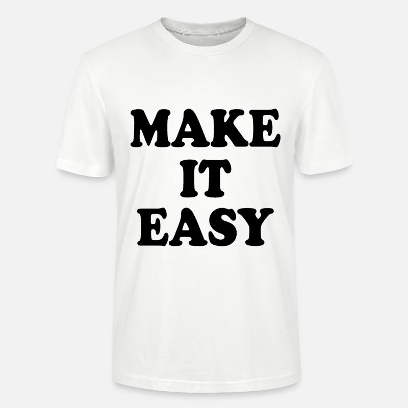 Make it easy - Stanley/Stella Unisex Bio-T-Shirt CRAFTER - Weiß