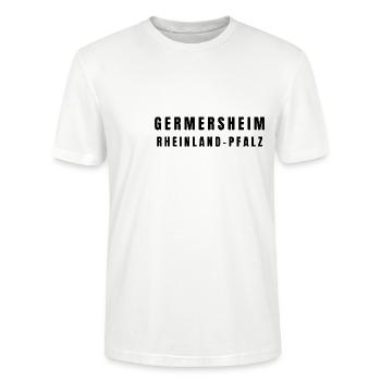 Germersheim, Rhénanie-Palatinat - T-shirt bio CRAFTER Stanley Stella Unisexe - blanc - Devant - Alina (178cm) & Michal (187cm)