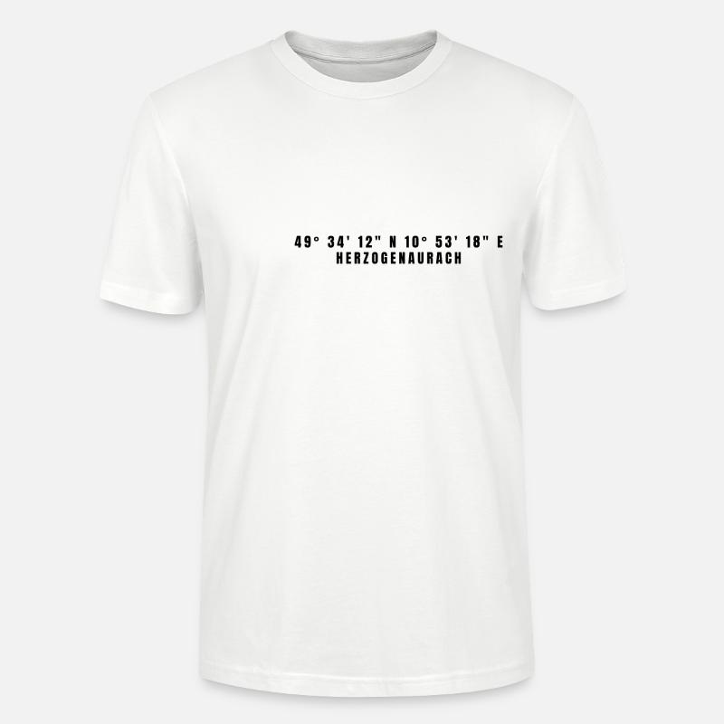 Herzogenaurach, Bavière Coordonnées - T-shirt bio CRAFTER Stanley Stella Unisexe - blanc