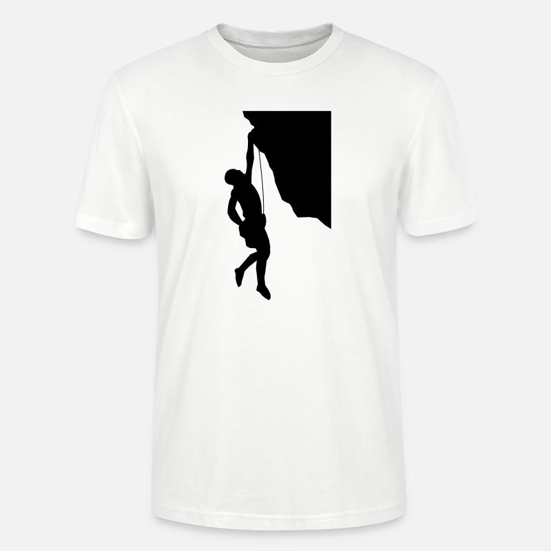 climbing_001 - Stanley/Stella Unisex Bio-T-Shirt CRAFTER - Weiß